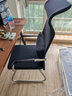 费林斯曼 办公椅子电脑椅靠背椅弓形椅会议椅老板椅公司职员培训高背网椅 【高配版】黑色高背头枕+腰枕 实拍图