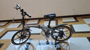 HITO 德国品牌 22寸折叠自行车超轻便携单车男女成人亲子车变速公路车 【22寸】一体轮钛色 22英寸 实拍图