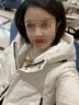 雪中飞羽绒服女短款连帽工装外套加厚保暖小个子时尚韩版新款防寒服 白色 M/160（90-100斤） 实拍图
