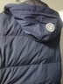 雪中飞男士短款连帽羽绒服马甲秋冬季保暖防寒可拆卸连帽羽绒背心 9752藏青 2XL (185) 实拍图