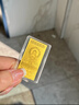 周金生黄金金条八大守护神金片钞足金999金钞收藏投资金元旦新年快乐 阿弥陀佛【周金生绒布袋】 0.1g 实拍图