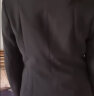 瑧鸟 春秋款职业西装套装女修身工作面试学生西服外套正装两件套8019 黑色 西服+西裤 2XL （建议120-130斤） 实拍图