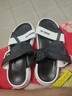 LINROD 凉鞋男士外穿潮流运动休闲开车凉拖沙滩两用拖鞋2024加大4546码 黑色 43 -44 实拍图