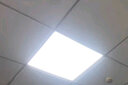 锡光led工程格栅灯集成吊顶灯平板灯嵌入式办公室面板灯盘天花灯矿棉 铝材银框600*600【80W】豪华型 实拍图