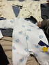 十月结晶婴儿衣服连体衣秋冬款纯棉新生儿男女宝宝哈衣爬服四季款 棕熊足迹 【A类品质 柔软亲肤】 52cm 【建议0-1个月宝宝】 实拍图
