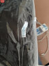写璇（XIEXUAN）长袖t恤男士衣服男装秋衣潮流秋装上衣春秋冬季圆领卫衣打底长袖 【两件装】061深灰色＋055白色 XL 【建议120-135斤】 实拍图