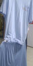 真维斯男童睡衣夏季儿童莫代尔亲肤家居服夏装空调服中大童宽松短袖套装 【5A级抗菌】蓝/泡泡鲨鱼K 150 实拍图