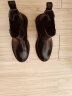 思加图冬季新款英伦风圆头切尔西靴短靴厚底女加绒靴H8682DD2 黑色（绒里） 36 晒单实拍图