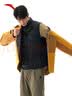 安踏男羽绒马甲丨男春保暖羽绒服休闲棉服跑步运动外套 基础黑-1 2XL (男185) 实拍图
