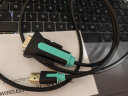 山泽 USB转RS232串口线 USB转DB9针公头转接线 支持考勤机收银机标签打印机线com口调试线 1.5米 SZ-CK015 实拍图