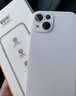 英悦 适用苹果14手机壳iPhone14Pro Max新款Plus磨砂防摔超薄硅胶简约镜头全包保护套 苹果14【古董白】超薄磨砂·不沾指纹·配钢化膜 实拍图