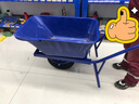 顺和独轮车农用小推车工地单轮手推车推沙泥土垃圾搬运车运输车翻斗车 充气独轮翻斗车 实拍图