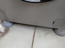 派居客滚筒洗衣机底座大象脚腿支架海尔/小天鹅/西门子通用固定防震垫高加高防滑托架配件 灰色【实心大象脚4个装】8.5-10.5厘米调节 实拍图