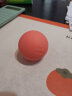 李宁（LI-NING） 筋膜球瑜伽健身按摩球肌肉放松滚球背部足底肩颈花生球 橘色【TPE实心筋膜球】/单个装 实拍图