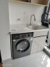 康佳（KONKA）洗衣机10KG超薄全自动滚筒洗衣机 洗烘一体机 内衣洗衣机 上排水 烘干除螨大容量 KH100-1202BPT 实拍图
