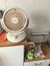 美的（Midea）【小型风扇】轻音台式桌面空气循环扇家用柔风电风扇宿舍办公迷你台扇落地扇空调伴侣 GAF18AD 实拍图