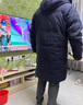 鸭鸭（YAYA）羽绒服男士加厚中长款连帽纯色极寒中老年爸爸外套新款商务羽绒衣 藏青色 2XL /185 实拍图
