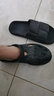 海澜之家HLA凉鞋男士洞洞鞋包头舒适拖鞋HAALXM2DBK120 黑色44/45(双码) 实拍图