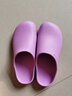 ANNO安诺 手术鞋手术室拖鞋防滑轻便工作鞋护士女护理防护鞋实验拖鞋 浅紫 37-38 实拍图