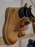 Dickies马丁靴男靴2025秋冬情侣款靴子男女大黄靴百搭加绒增高工装靴男鞋 土黄加绒 39 【偏大一码，适合运动鞋40】 实拍图