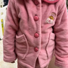 芬腾儿童睡衣女童防静电娃娃领秋冬加厚加绒大童家居服Q9FJ257940358 实拍图