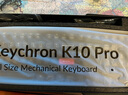keychron 渴创 K10Pro 机械键盘  客制化键盘 QMK/VIA开源改键 有线/无线蓝牙键盘 兼容Mac/Win系统 炭黑 K10Pro-不可插拔 白光版 红轴 实拍图