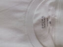 Mr.Bu布先生新疆长绒棉短袖T恤男士纯棉情侣小白T春夏季打底衫纯色衣服 【纯正棉感T】白色圆领 4XL (195) 实拍图