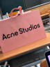 Acne Studios男女同款 格纹流苏彩虹Vally围巾羊毛披肩CA0084 蓝色/米色/黑色 均码 实拍图