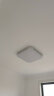 LED客厅灯 吸顶灯 卧室灯 灯具照明 方灯圆灯 客卧套餐组合 50*50cm白光48W（12-18平） 银色边框 晒单实拍图