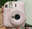 富士（FUJIFILM） instax mini12立拍立得一次成像相机 3英寸相纸一次成像旅游相机 mini12 浅樱粉 实拍图