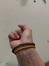 礼铭 檀木手链细小纤细绿檀手串小巧简约情侣首饰品七夕礼物送男女友 绿檀素圈手链 实拍图