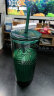 星巴克（Starbucks）墨绿色女神款玻璃杯550ml吸管杯子办公室复古冷水杯男士女士礼物 晒单实拍图