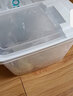 茶花塑料米桶厨房加厚防尘密封储米箱大米收纳盒面粉桶杂粮桶 透明掀盖款30斤装 1个装 实拍图