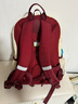 江博士（DR·KONG）儿童书包小学生三到六年级护脊减负男孩轻便大容量女生双肩背包 枣红色M码(建议身高125-150CM） M 实拍图