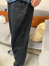 安踏（ANTA）男裤运动裤男秋季新款直筒宽松休闲针织长裤卫裤男士休闲裤男裤子 【店长推荐秋季直筒裤】基础黑 3XL /190 适合185-195斤 实拍图