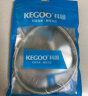 科固（KEGOO）双头进水软管4分 龙头马桶上水管 304不锈钢编织软管60cm K201233 实拍图