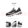 斯凯奇（Skechers）女鞋经典情侣熊猫鞋女子休闲运动鞋增高缓震老爹鞋 66666179/BKW 38 实拍图