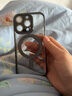 京工智造【自带镜头膜】适用苹果15promax手机壳iphone15保护套全包防摔magsafe磁吸充电车载硅胶透明软壳 苹果15Pro【黑色】贈钢化膜 一体镜头保护丨自带防尘网 实拍图