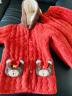 丰腾世家睡衣女士冬季三层加厚夹棉珊瑚绒保暖甜美可爱秋冬款家居服中长款 8809 XL码（建议165-170cm/115-135斤 实拍图