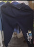 真维斯（Jeanswest）儿童套装秋冬新款中大童加绒保暖长裤男女童圆领卫衣加厚两件套潮 【加绒套装】紫黑色（兔茶兔） 120 实拍图