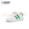 SNOOPY史努比童鞋儿童运动鞋秋季男童小白鞋女童低帮板鞋3940白绿28 实拍图