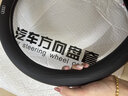 德言适用奥迪方向盘套真皮A6L/A4L/A7L/A8L/Q5L/A3A6A5Q3Q7Q8S4S5rs6Q6Q2L车把套超薄款 圆形超薄款【双色线】带车标 实拍图