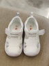 基诺浦（ginoble）婴儿凉鞋 24夏季透气宝宝学步鞋8-18个月儿童机能鞋男女GB2209 白色/丁香紫 125mm 脚长12.5-12.9cm 晒单实拍图