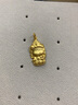 周生生足金本命佛大势至菩萨生肖马 生生有礼黄金吊坠挂坠89234P计价 2.43克(含工费100元) 实拍图