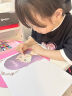 迪漫奇儿童芭莎公主的化妆包手工diy换装贴纸书小女孩子的玩具XG777-36 实拍图