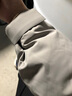 太平鸟男装 连帽羽绒服男中长款冬季潮流工装户外防寒外套男 灰色 XL 实拍图