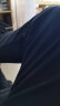 罗蒙（ROMON）抗菌防晒休闲裤男直筒弹力中青年夏季冰丝凉感长裤子6601黑色XL 晒单实拍图