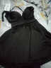 佑游泳衣女连体裙式遮肚聚拢显瘦性感泳装女大码韩国温泉游泳衣 黑色（A4腰显瘦抗氯款） XL (108-118斤) 实拍图