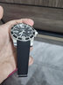 积优（JEAYOU）浪琴康卡斯表带胶带优原装氟橡胶手表带男士代用浪琴运动系列潜水专用L3.781 782表盘39 41 43 黑色【康卡斯专用】 22mm 升级扣 实拍图