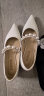 思加图【莎莎推荐】新款黑天鹅法式复古玛丽珍鞋平底S3050AQ4 珠光米 37 晒单实拍图